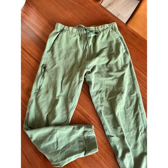 MACK WELDON Mens Sweatpants Size Small Sage Green Jogger Drawstring Loungewear - Picture 1 of 3